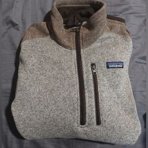 Quarter zip pullover Patagonia Small Beige